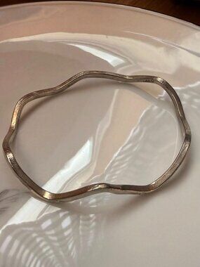 Vintage Mexico Wavy Bangle